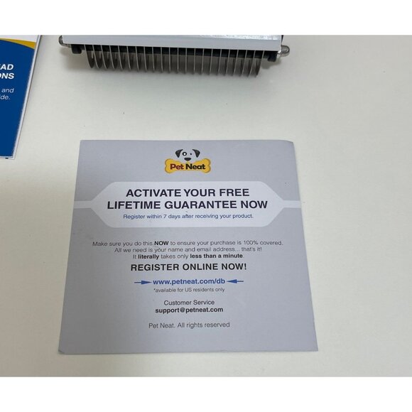 Pet Grooming Tool Undercoat Rake Comb for pets New With Tags! - Picture 3 of 10